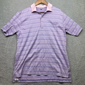 Peter Millar purple/pink Polo Shirt golf size large